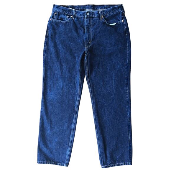 Levi's 550 Relaxed Fit Dark Wash Jeans Men's 40X32 - Picture 1 of 8